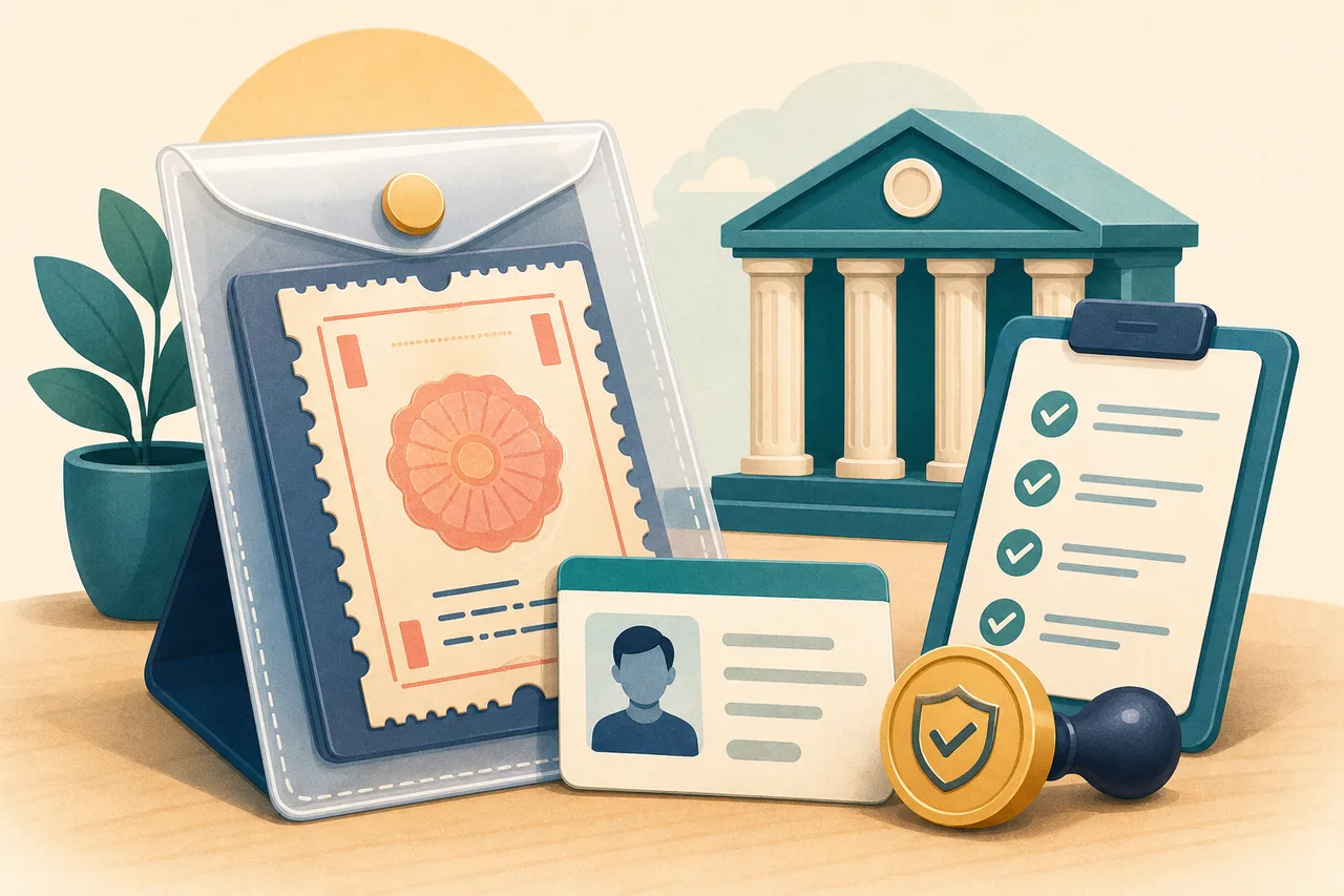 Editorial illustration of a secure ticket verification and prize claim process