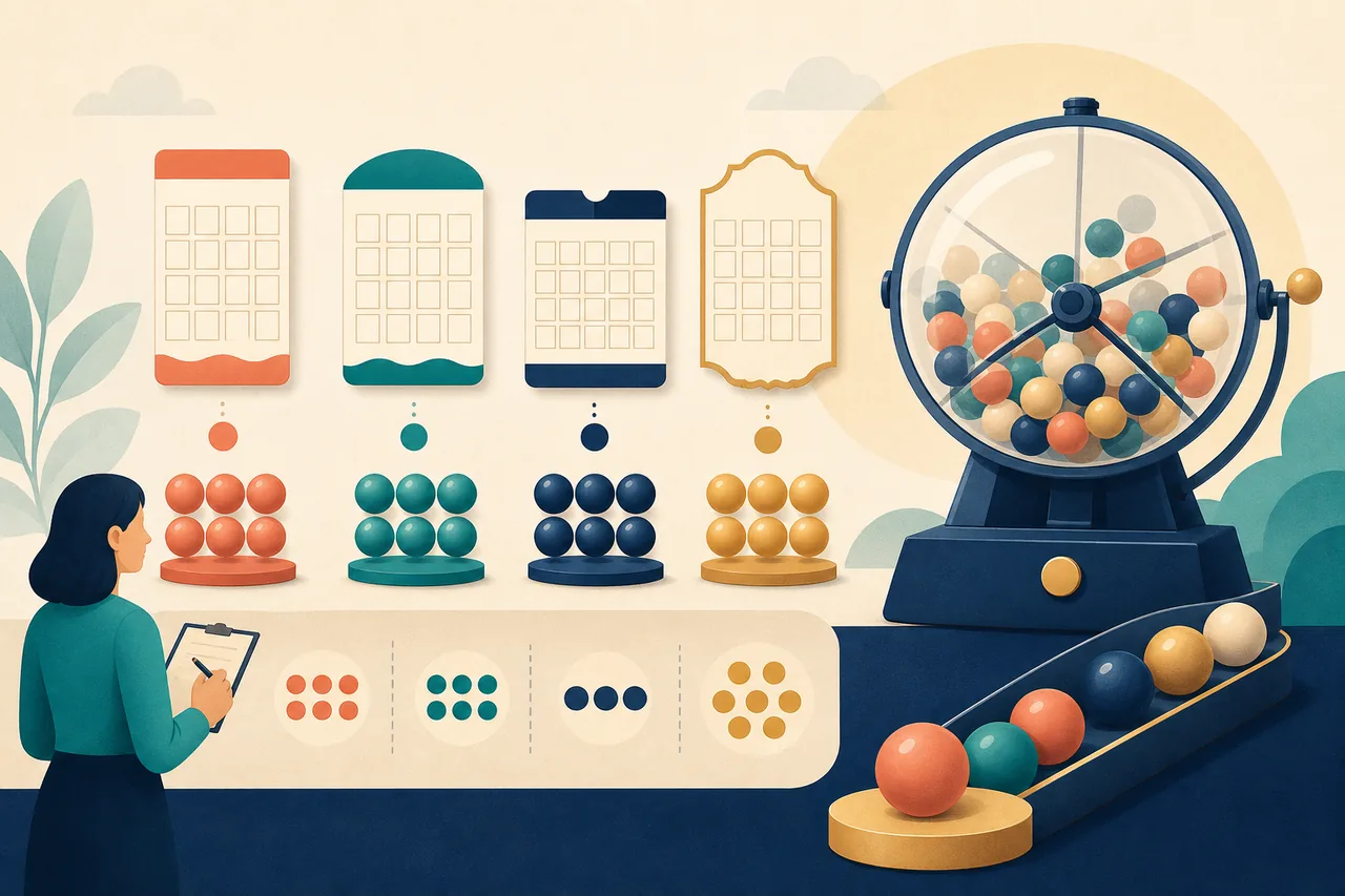 Editorial illustration comparing Vietlott game formats